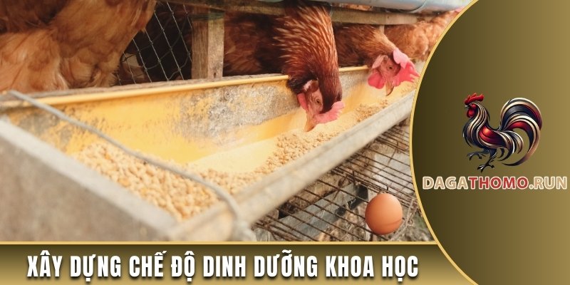 Xây dựng một chế độ dinh dưỡng cho gà chọi khoa học